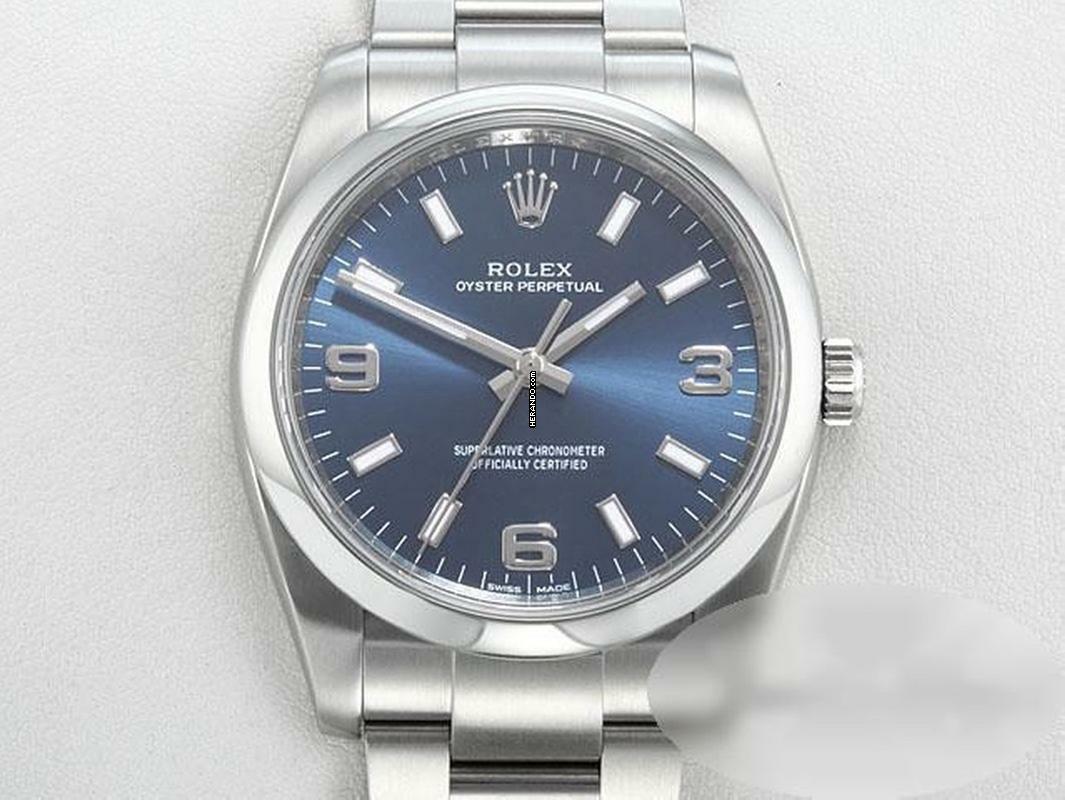  Rolex Oyster Perpetual 34 34mm Medium 114200 2015 Edelstahl Automatik Stahl 