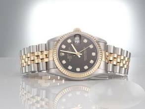 Thumbnail von Rolex Datejust 31 Medium Stahl Gelbgold 750 Diamanten Automatik Gold Stahl Stainless Steel 18kt Yellow Gold Jubilé-band Chronometer Oyster Black Dial