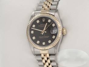 Thumbnail von Rolex Datejust 31 Medium Stahl Gelbgold 750 Diamanten Automatik Gold Stahl Stainless Steel 18kt Yellow Gold Jubilé-band Chronometer Oyster Black Dial
