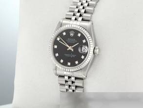 Thumbnail von Rolex Datejust 31 31mm Stahl Weissgold 750 Diamanten Automatik Stainless Steel 18kt White Gold Lady Jubilé-band Chronometer Oyster Black Dial