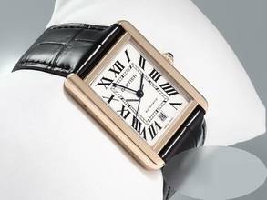 Thumbnail von Cartier Tank Solo Xl Extragroßes Modell Stahl Rosegold W5200026 2017 Automatik
