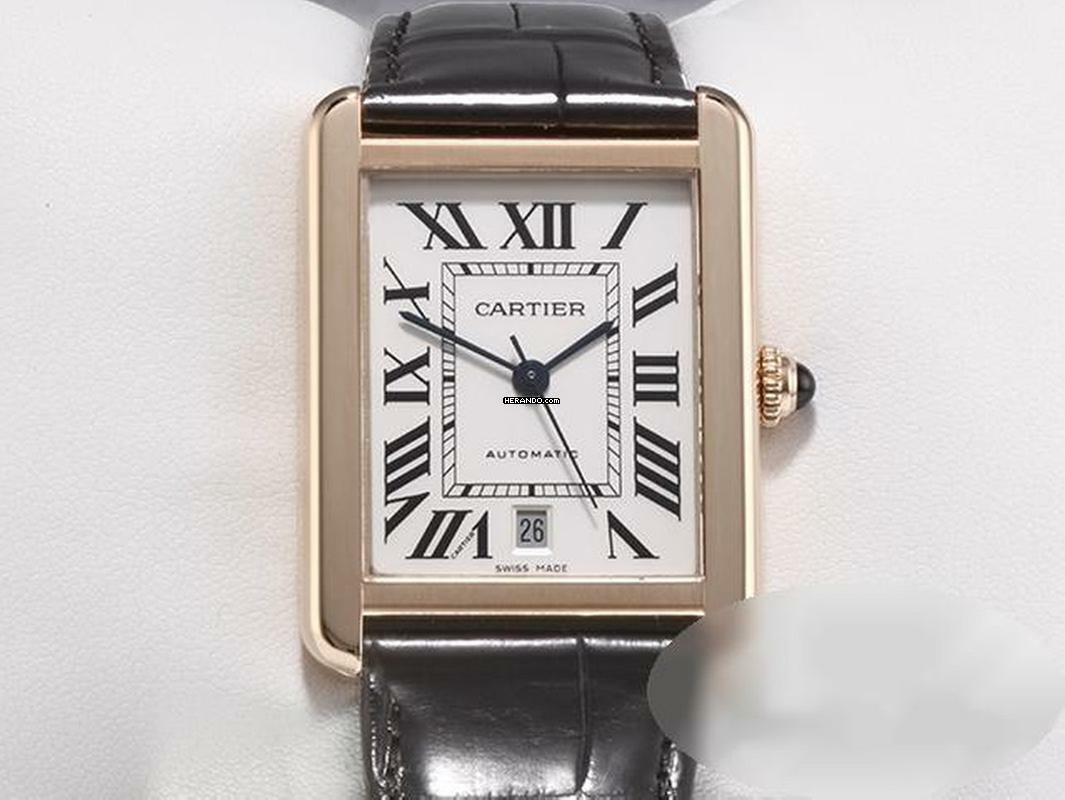 Cartier Tank Solo Xl Extragroßes Modell Stahl Rosegold W5200026 2017 Automatik
