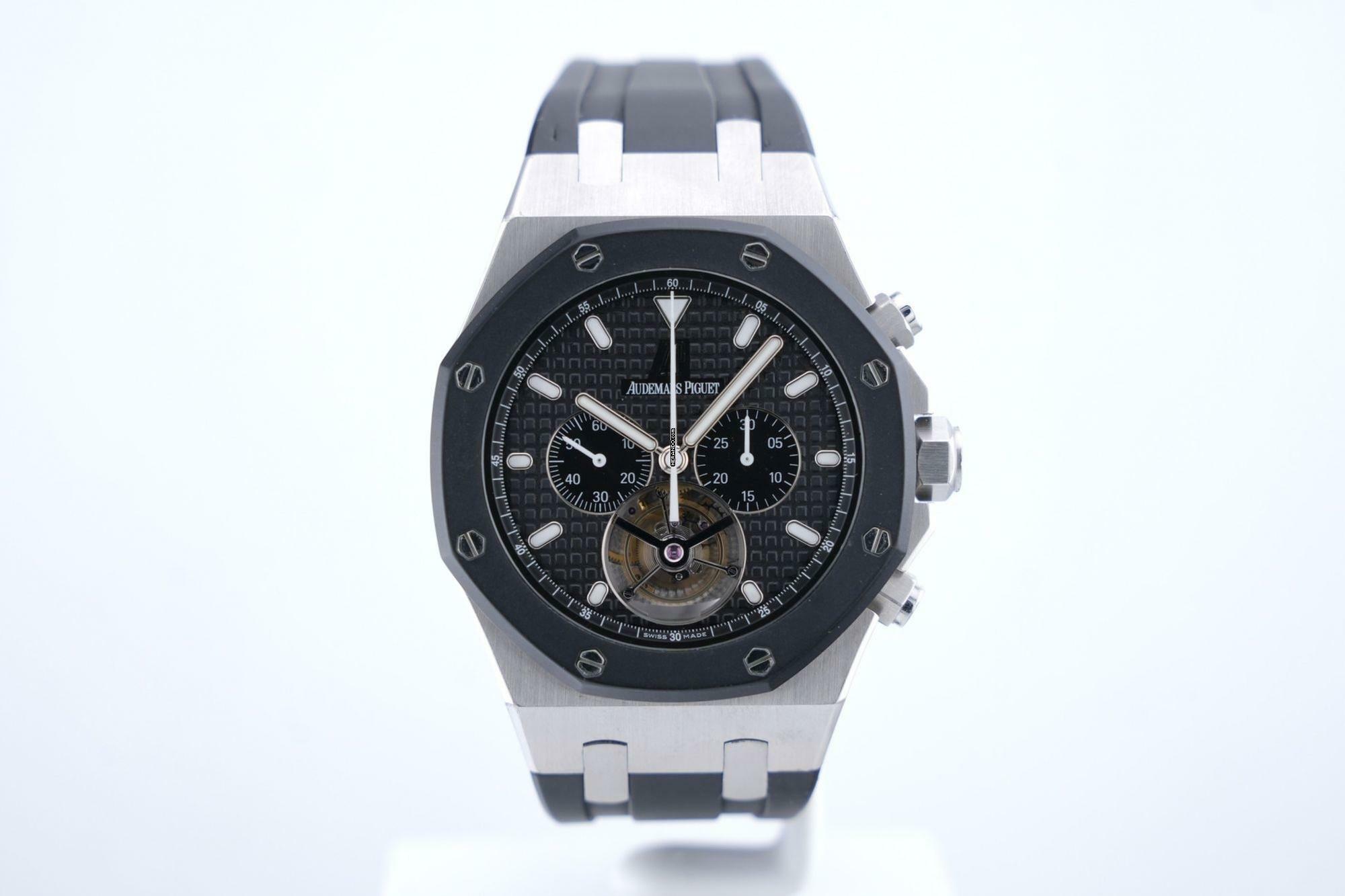  Audemars Piguet Royal Oak Tourbillon Chronograph 44mm - Box+Papers - 24 Months Warranty - 26377SK.OO.D002CA.01 2010 