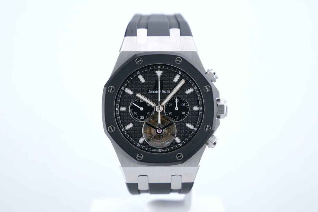  Audemars Piguet Royal Oak Tourbillon Chronograph 44mm - Box+Papers - 24 Months Warranty - 26377SK.OO.D002CA.01 2010 