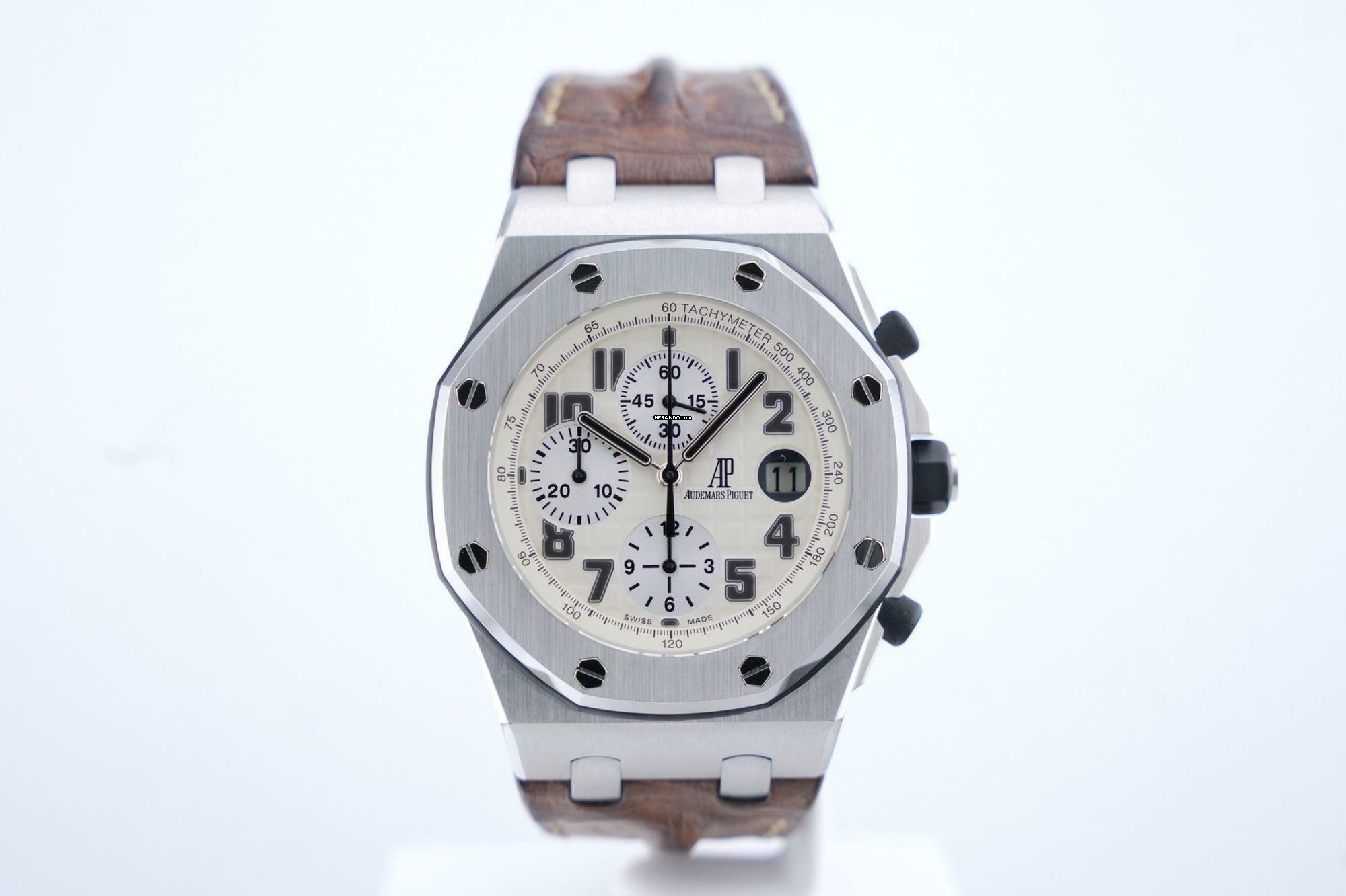  Audemars Piguet Royal Oak Offshore Chronograph Safari 42mm - Box+Papers - 24 Months Warranty - 26020ST.OO.D091CR.01.A 2009 
