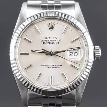  Rolex Datejust 36 Silver Dial LC 100 FULLSET 