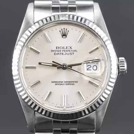  Rolex Datejust 36 Silver Dial LC 100 FULLSET 