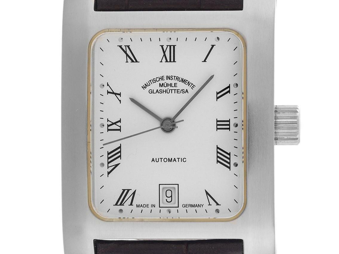  Mühle Glashütte Quadro Automatic II Ref.M1-22-11/3CB 2004 Full Set wie Neu Vintage 