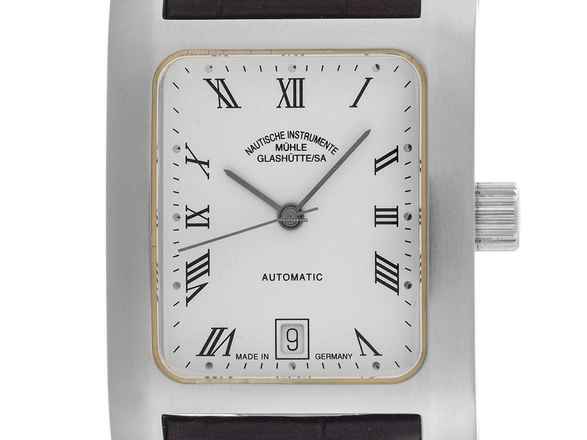  Mühle Glashütte Quadro Automatic II Ref.M1-22-11/3CB 2004 Full Set wie Neu Vintage 