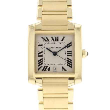  Cartier Tank Française GM Yellow Gold 