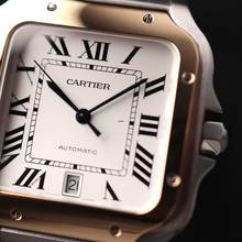 Thumbnail von Cartier Santos Large Steel / Gold