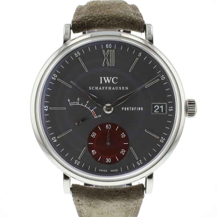  IWC Portofino Handaufzug 8-Days Steel Tribeca Limited Edition Grey Dial 