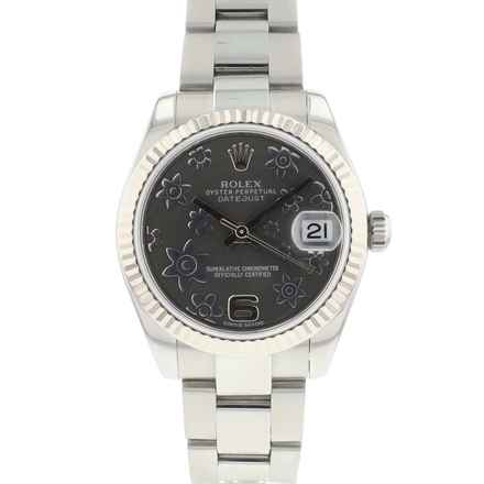  Rolex Datejust 31 Midsize Oyster Fluted Grey Flower Dial Service '25 