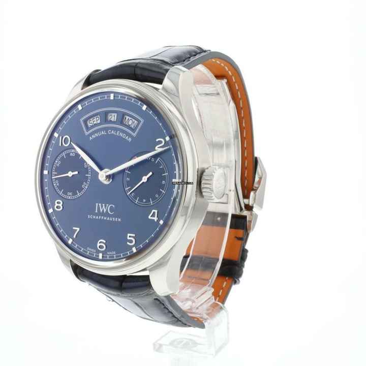  IWC Portugieser Annual Calendar Blue Dial 