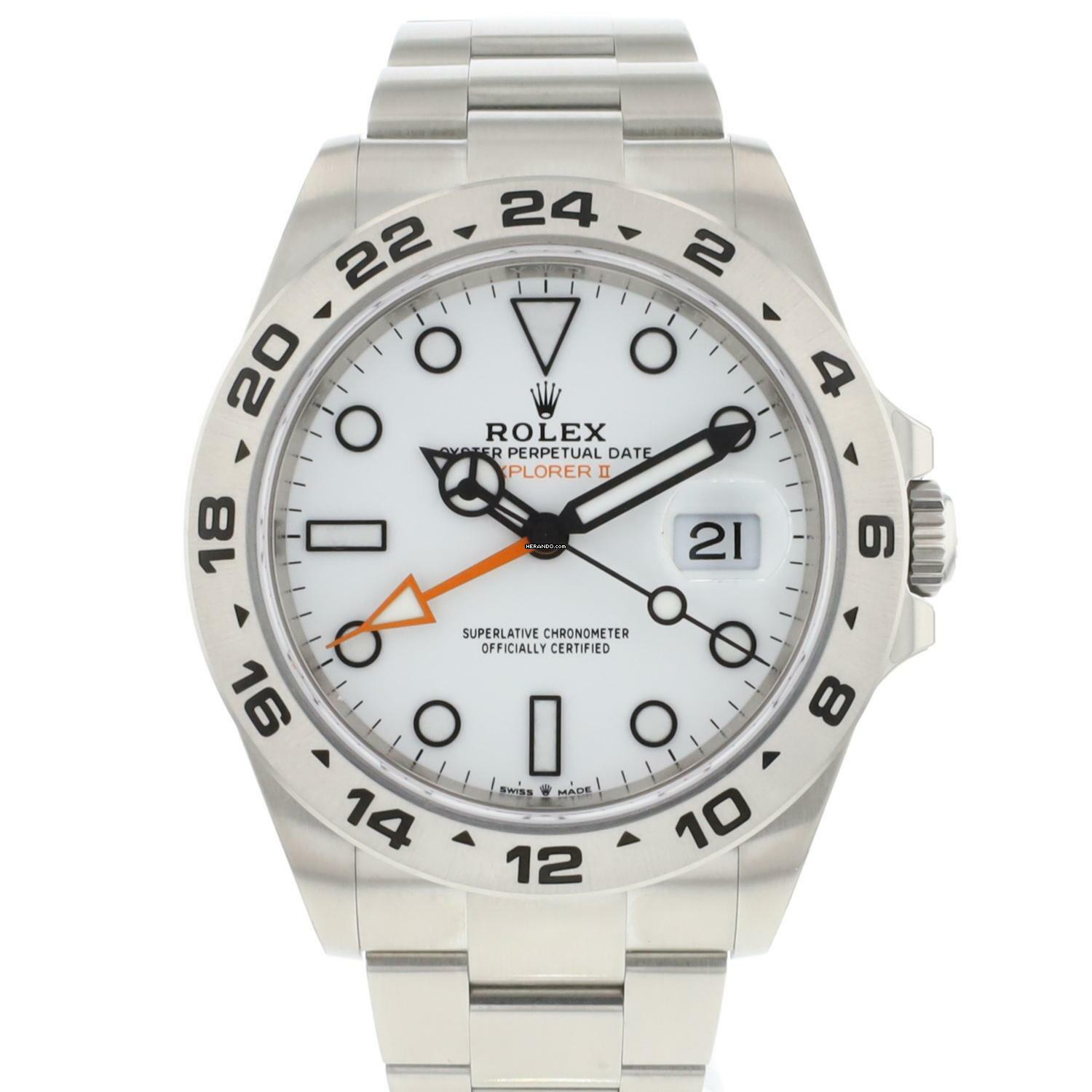  Rolex Explorer II White NEW In Stickers 