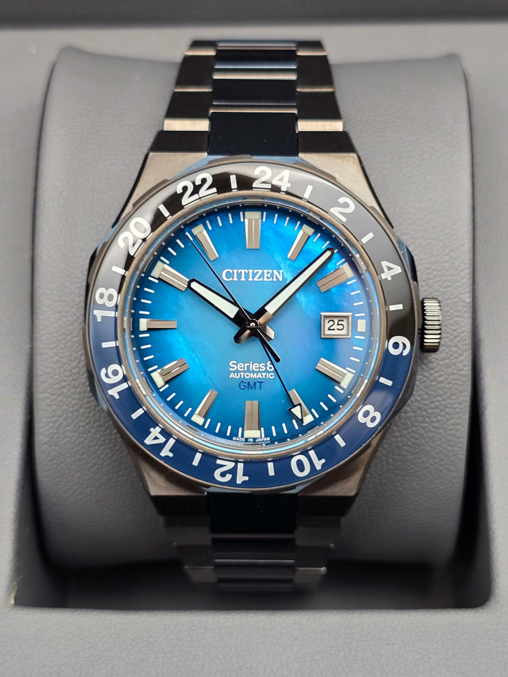 Thumbnail von Citizen Series 8 880 GMT NB6036-52N Blue Limited Edition New Full Set 2025