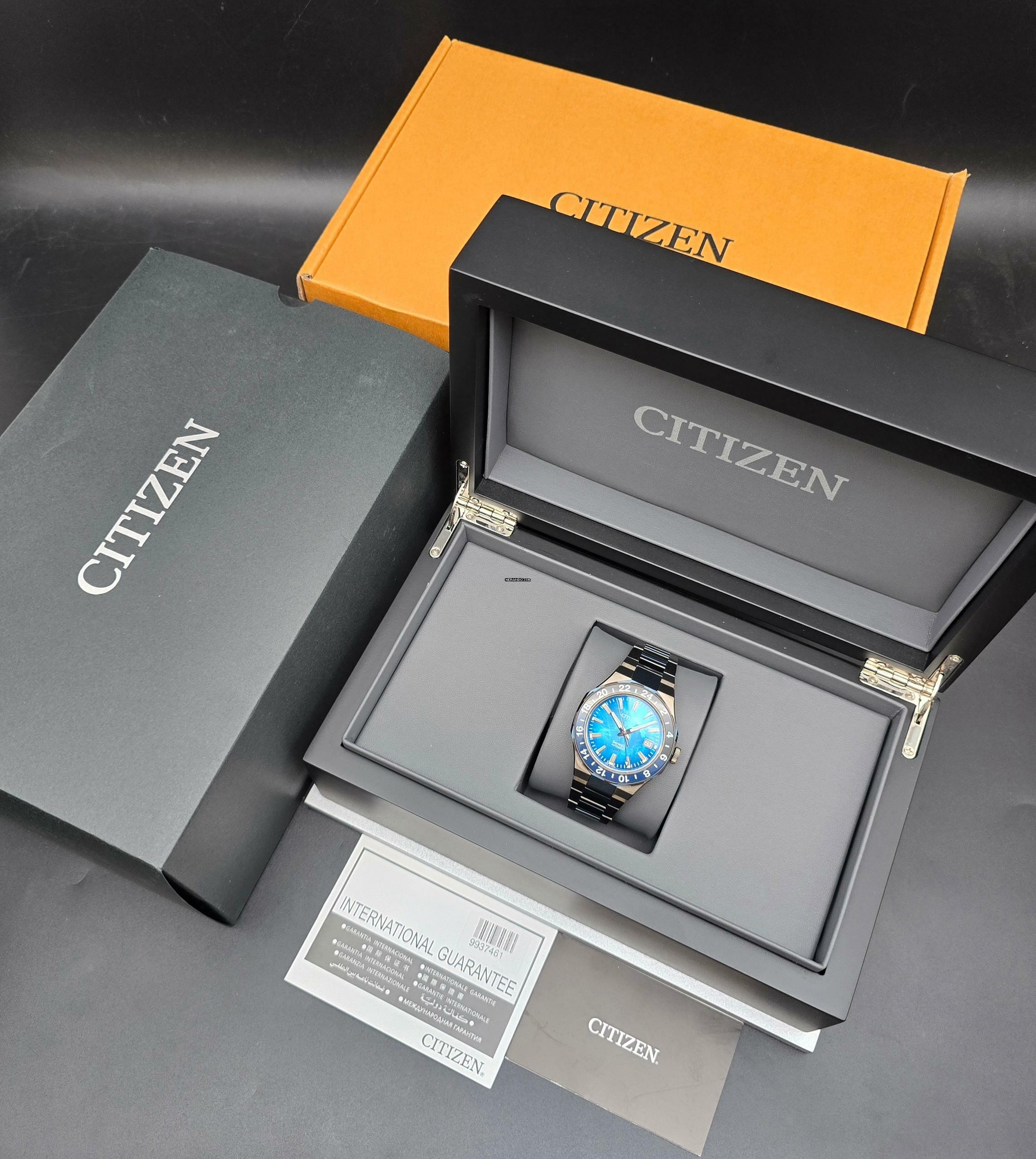 Thumbnail von Citizen Series 8 880 GMT NB6036-52N Blue Limited Edition New Full Set 2025