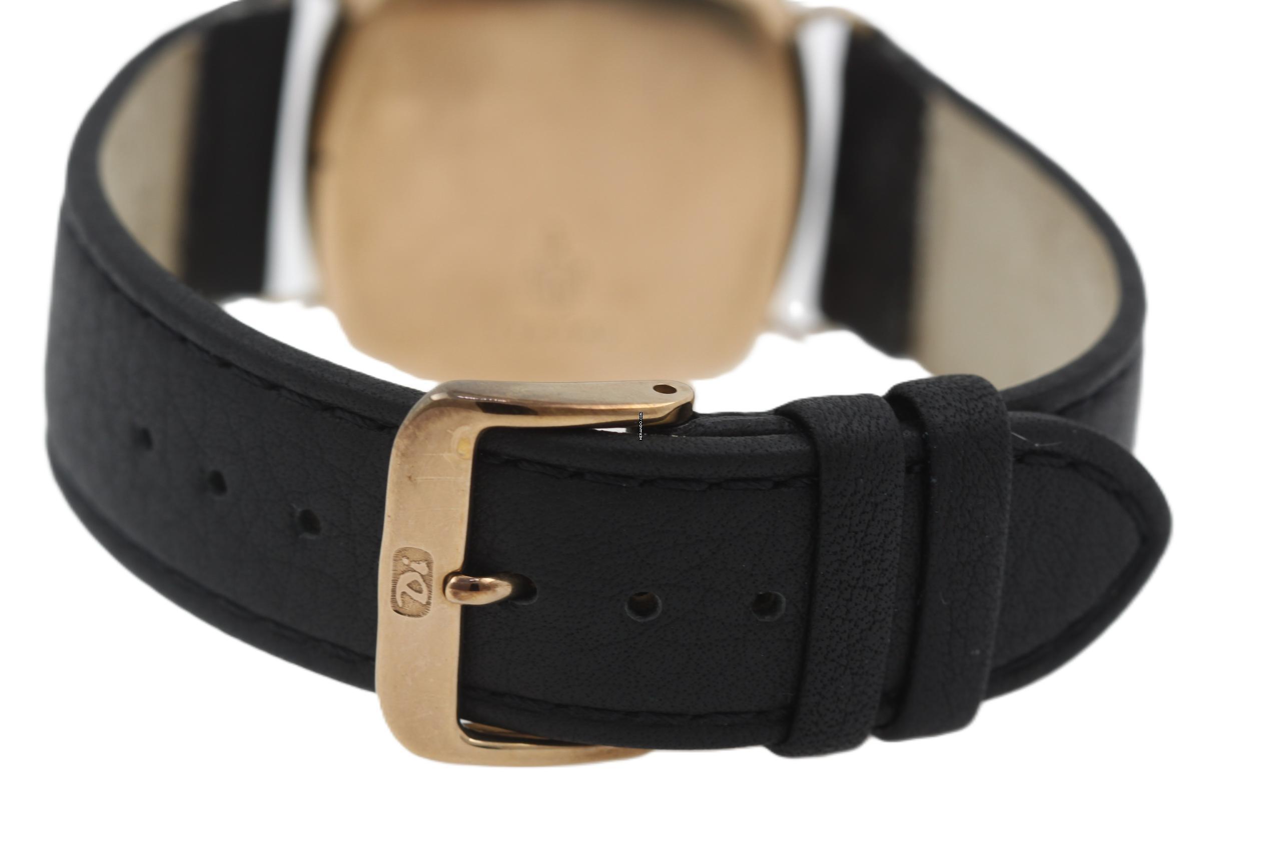 Thumbnail von Zenith Vintage Cushion Shape 14K Gold Porcelain Dial