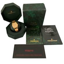 Thumbnail von Audemars Piguet Royal Oak 14790BA 36MM champagne dial yellow gold 18KT Full Set