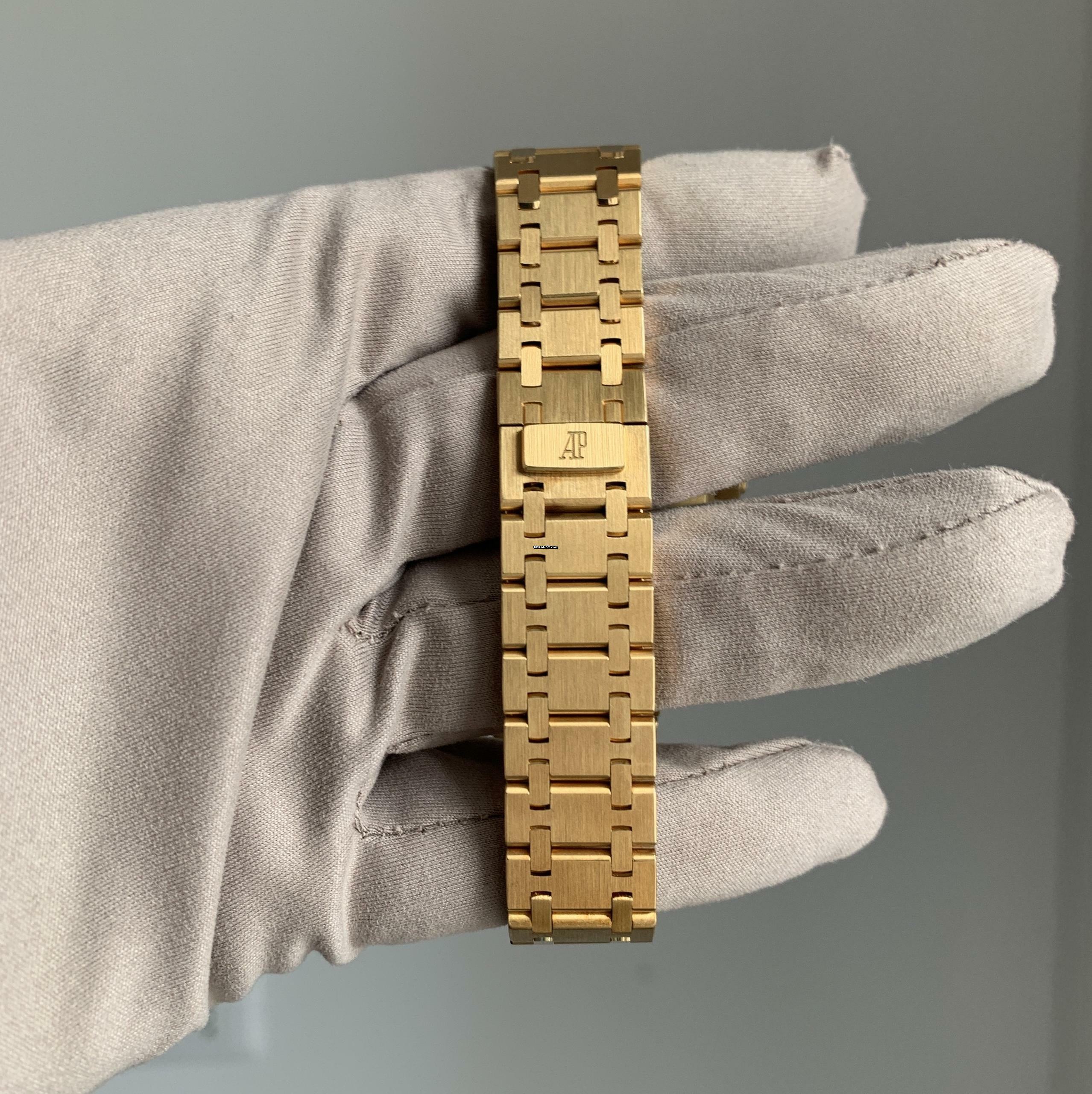 Thumbnail von Audemars Piguet Royal Oak 14790BA 36MM champagne dial yellow gold 18KT Full Set