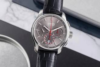 Thumbnail von Union Glashütte Belisar Chronograph Grey Racing Dial Automatik Ref. D002.427A