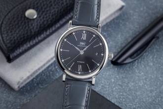 Thumbnail von IWC Portofino Automatic Diamant Zifferblatt Edelstahl Automatik Ref IW458110