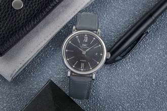 Thumbnail von IWC Portofino Automatic Diamant Zifferblatt Edelstahl Automatik Ref IW458110