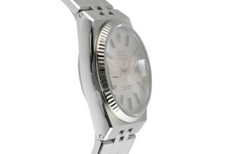 Thumbnail von Rolex Datejust Oysterquartz Silver Dial Stahl Weissgold Herrenuhr Ref. 17014