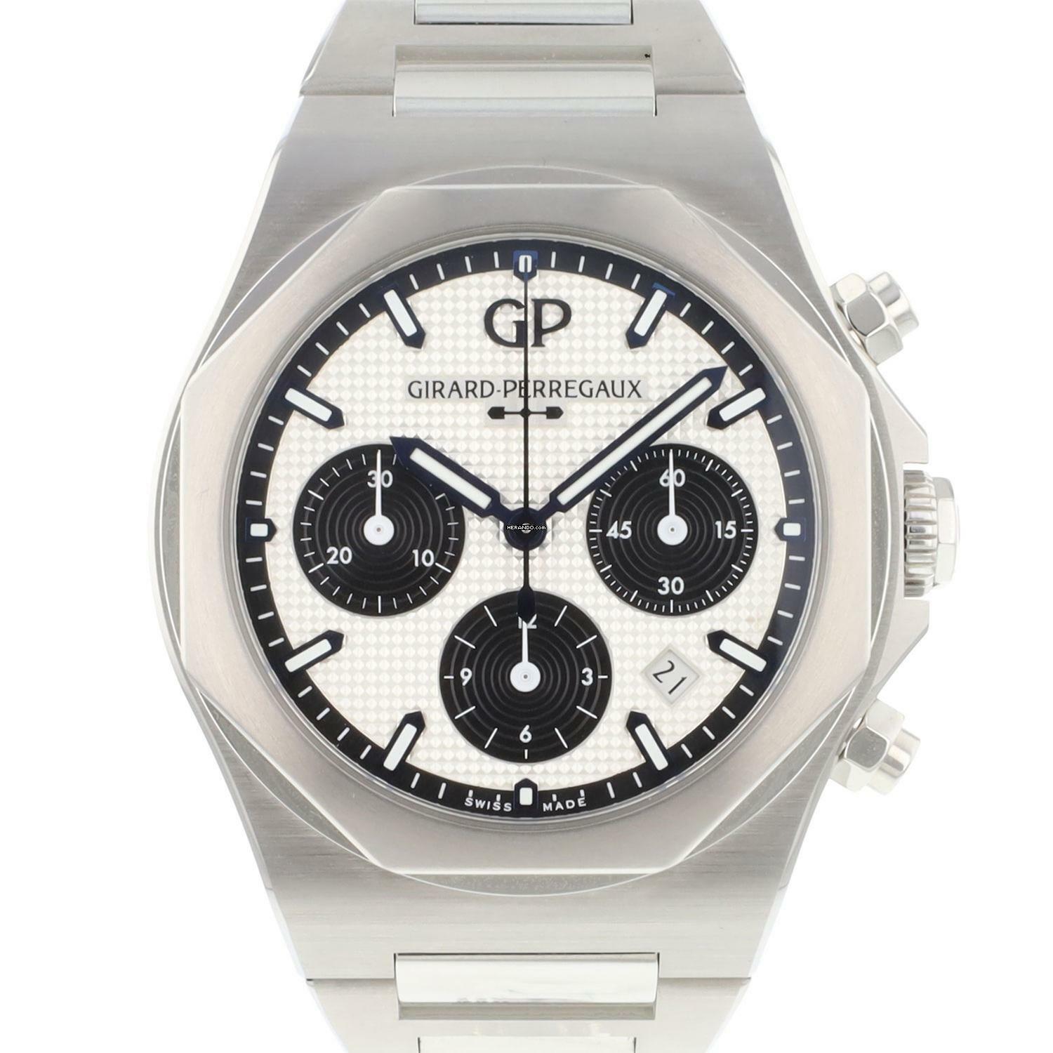  Girard Perregaux Laureato Chronograph NEW 
