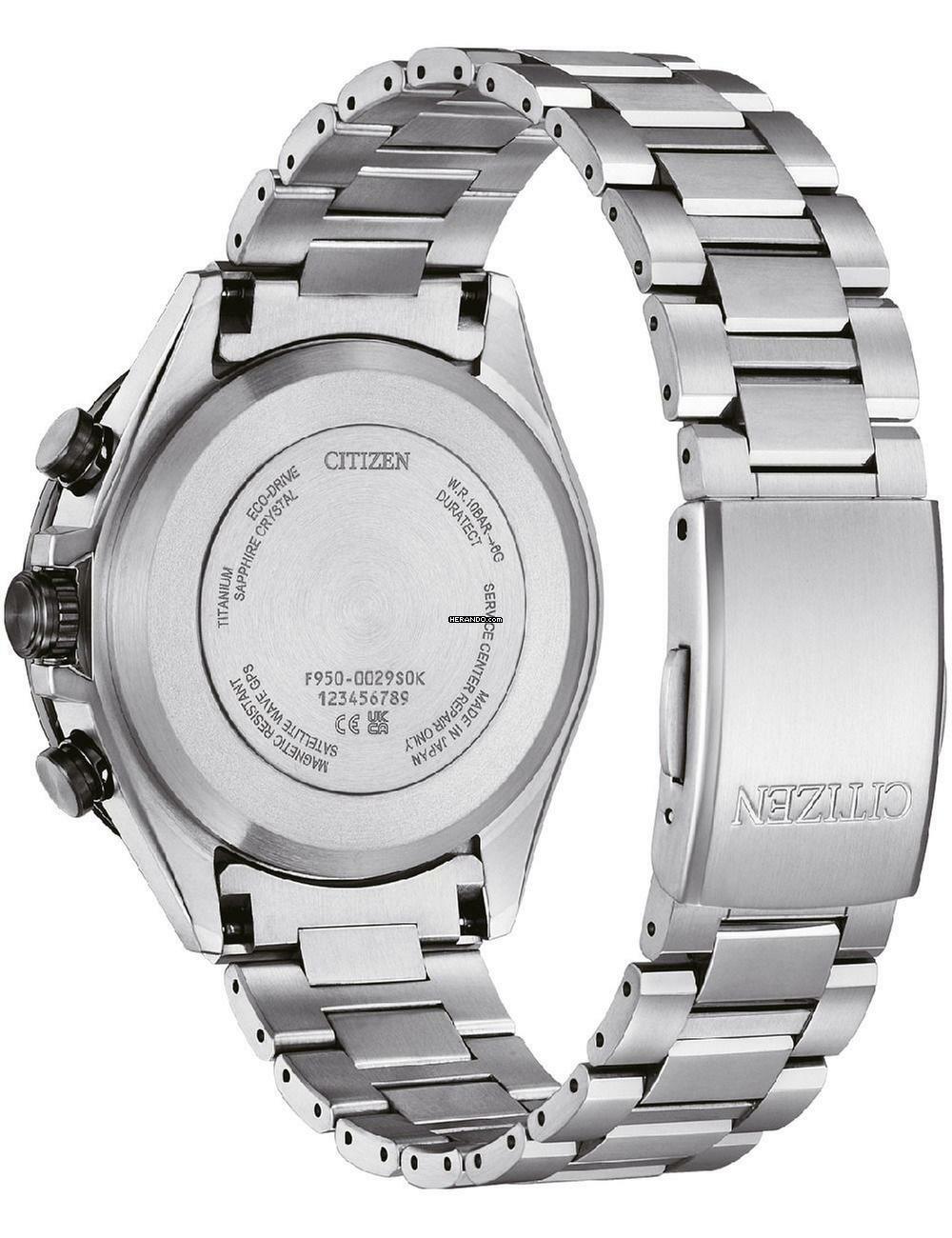Thumbnail von Citizen CC4075-50L Herrenuhr Attesa Satellite Wave GPS Eco Drive Titanium 45mm 10ATM