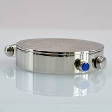 Thumbnail von Cartier Pasha 2753 Travel Clock Alarm blue dial Full Set NEW