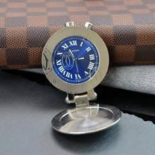Thumbnail von Cartier Pasha 2753 Travel Clock Alarm blue dial Full Set NEW