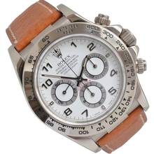 Thumbnail von Rolex Daytona 16519 White Arabic dial white gold 18KT 1998 Full Set Like NEW