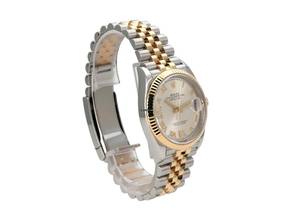Thumbnail von Rolex Datejust 36 Oystersteel / Gelbgold 126233 Silber Römisch Diamant Jubile-Band