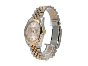 Thumbnail von Rolex Datejust 36 Oystersteel / Gelbgold 126233 Silber Römisch Diamant Jubile-Band