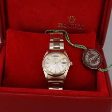 Thumbnail von Rolex Datejust 31 Automatik 18k Gold Tritium Oyster Armband mit Box