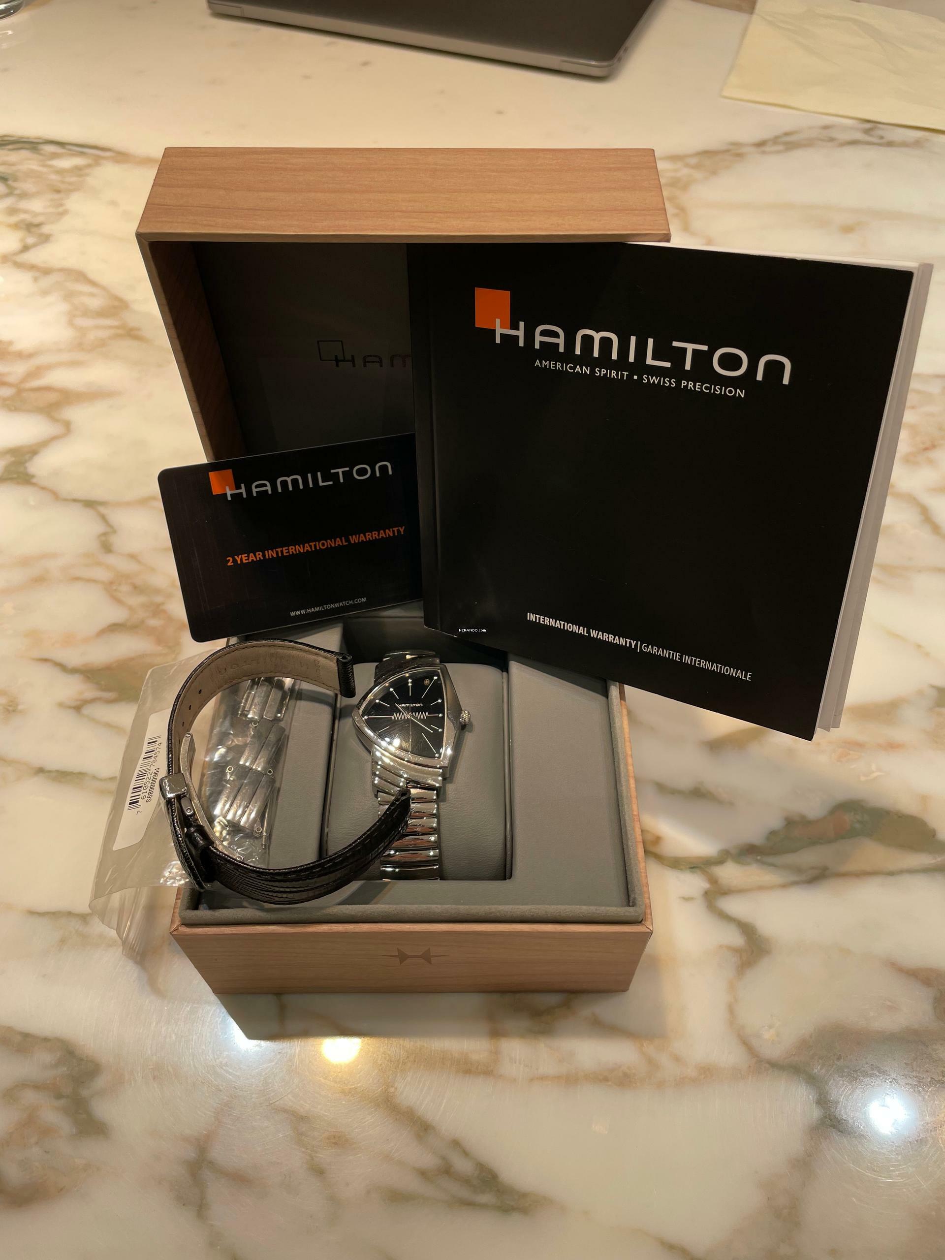 Thumbnail von Hamilton Ventura Full Set mit orig. Metallband