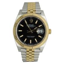 Thumbnail von Rolex Datejust 41 Ref.126333 Black Index Full Set Jubilee 2019