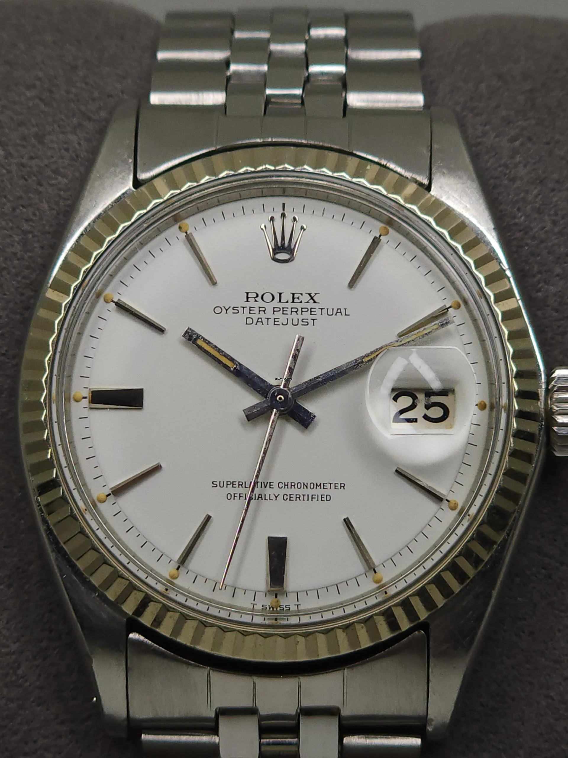  Rolex Datejust 36 Rare White Matte Dial 