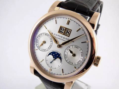  A. Lange & Söhne Saxonia Annual Calendar = Jahreskalender excellent condition 