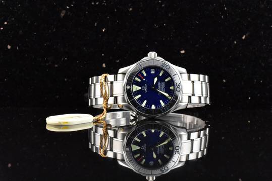  Omega Seamaster Diver 300 M Professional 300M Electric Blue 36MM MEDIUM Automatik 2253.80 