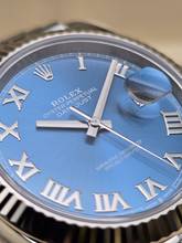 Thumbnail von Rolex Datejust 41 41mm Jubilee 126334 Blue Roman dial / Azzuro Unworn/New Condition Full Set 7-2025