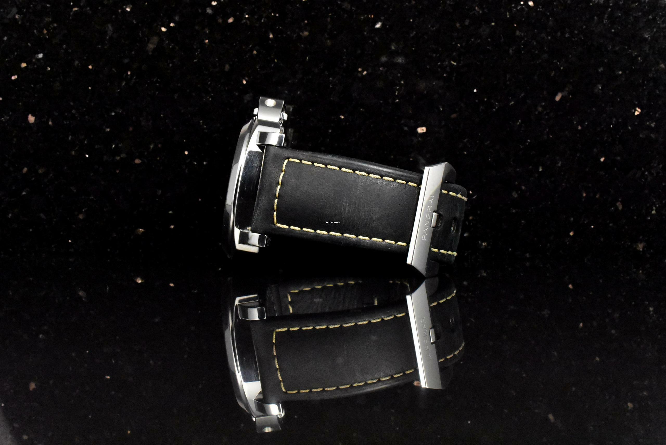 Thumbnail von Panerai Luminor Base 8 Days Giorni / 8 Days PAM00915 Black Dial unpoliert