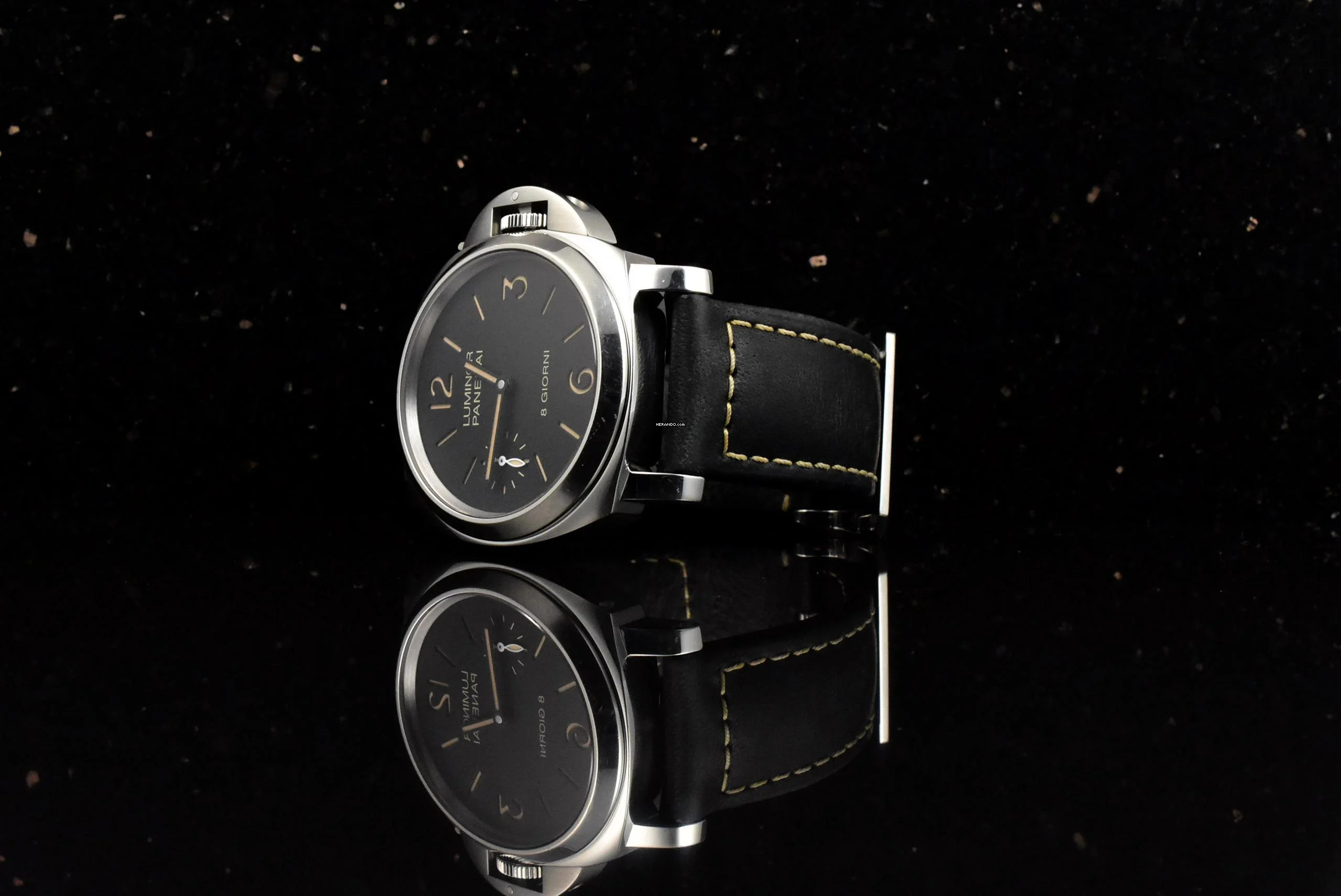 Thumbnail von Panerai Luminor Base 8 Days Giorni / 8 Days PAM00915 Black Dial unpoliert