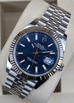 Rolex Datejust 41 41mm Jubilee 126334 Blue dial Jubilee Unworn/New Condition Full Set 12-2025 