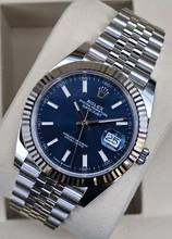 Thumbnail von Rolex Datejust 41 41mm Jubilee 126334 Blue dial Jubilee Unworn/New Condition Full Set 12-2025