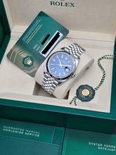 Thumbnail von Rolex Datejust 41 41mm Jubilee 126334 Blue dial Jubilee Unworn/New Condition Full Set 12-2025