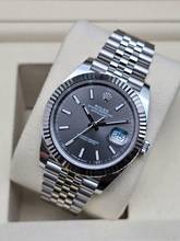 Thumbnail von Rolex Datejust 41 41mm 126334 Slate/Grey dial Jubilee Unworn/New condition Full Set 3-2026