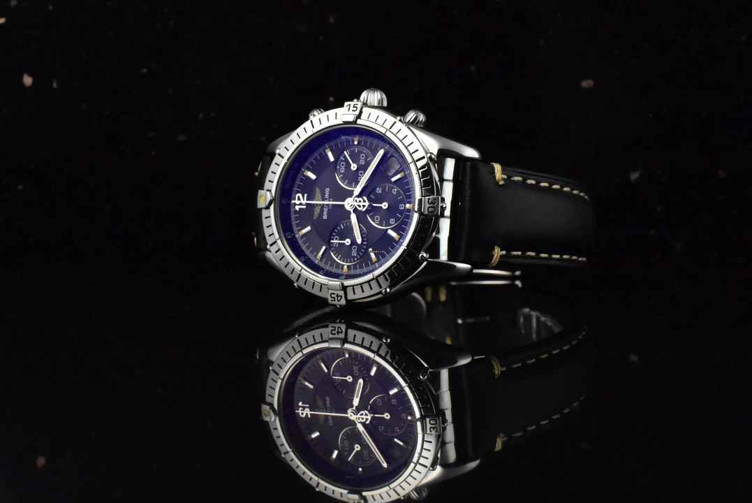  Breitling Chrono Cockpit A30012 Black Tritium Dial Automatik - Vintage 1996 