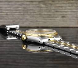 Thumbnail von Tudor Prince Date Gold Linen Dial 74033 unpoliert - Vintage Zertifikat